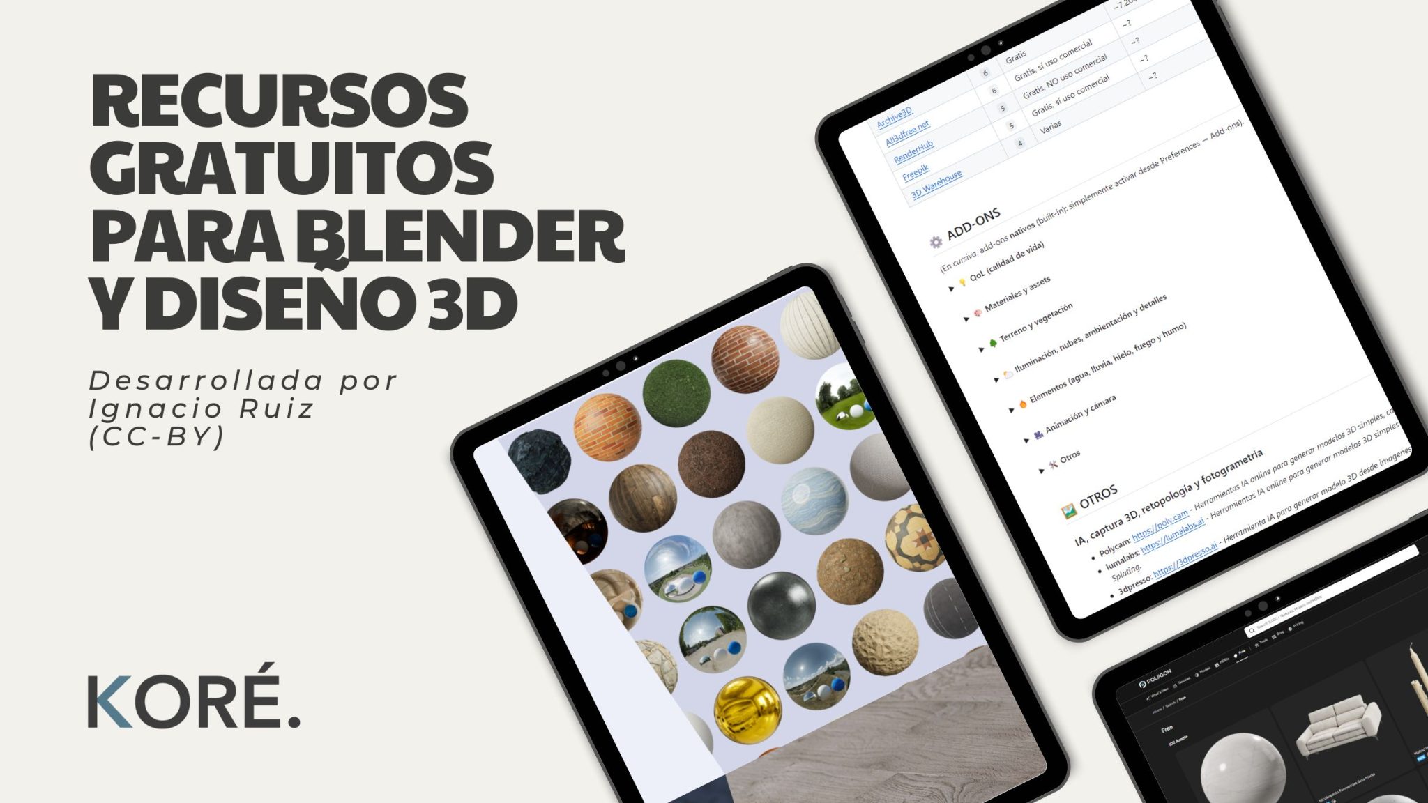 Recursos gratuitos para Blender y diseño 3D